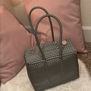 Handwoven bag, made in Mexico.